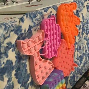 Pop it bag and sparkle pop it